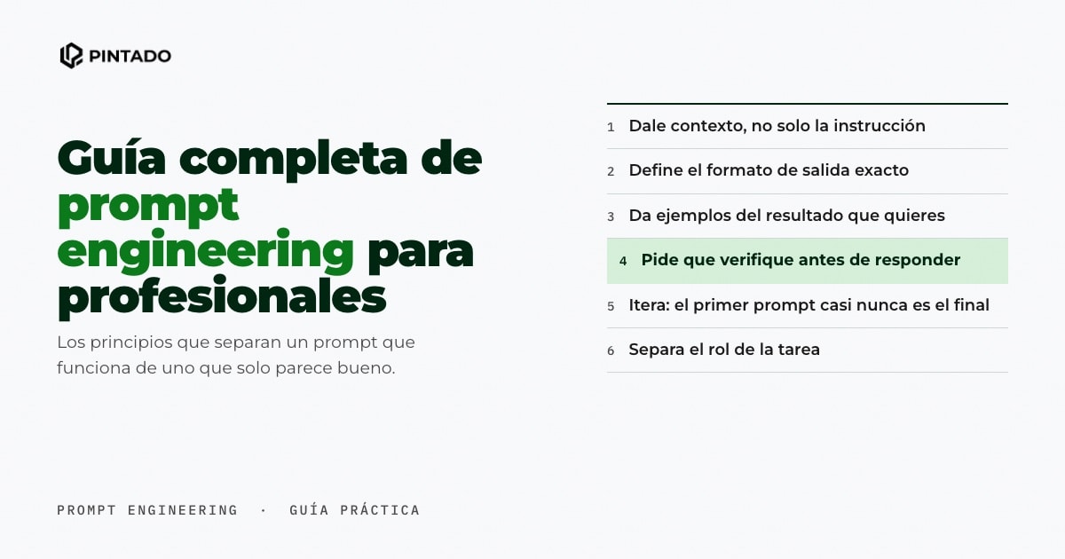 Guía completa de prompt engineering para profesionales
